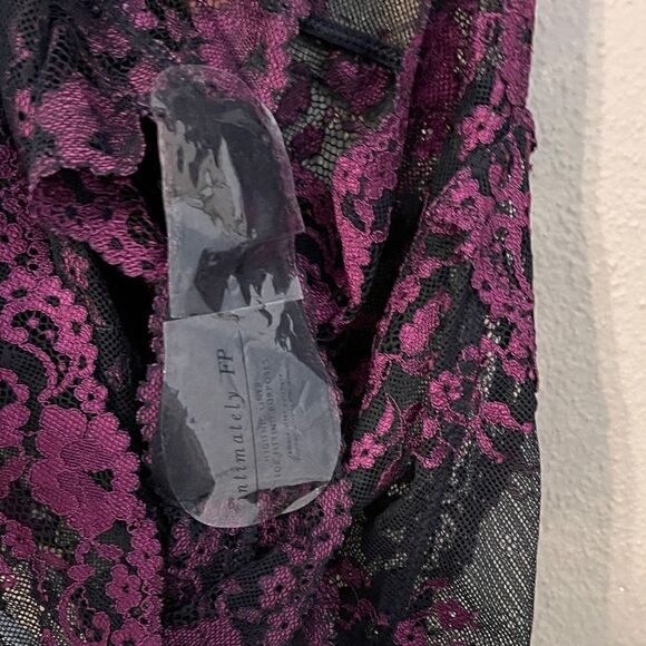 Free People Too Cute To Handle Laced Bodysuit Size M - Picture 7 of 9